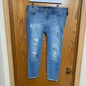 Low rise super skinny crop